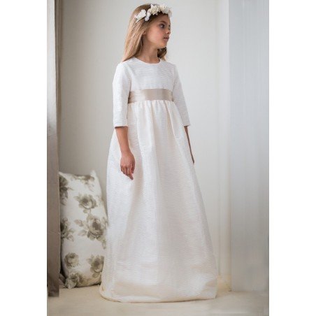 15. Vestido de comunión "Canutillo mini beige"