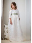 15. Vestido de comunión "Canutillo mini beige"