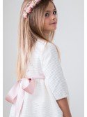 15. Vestido de comunión "Canutillo mini beige"