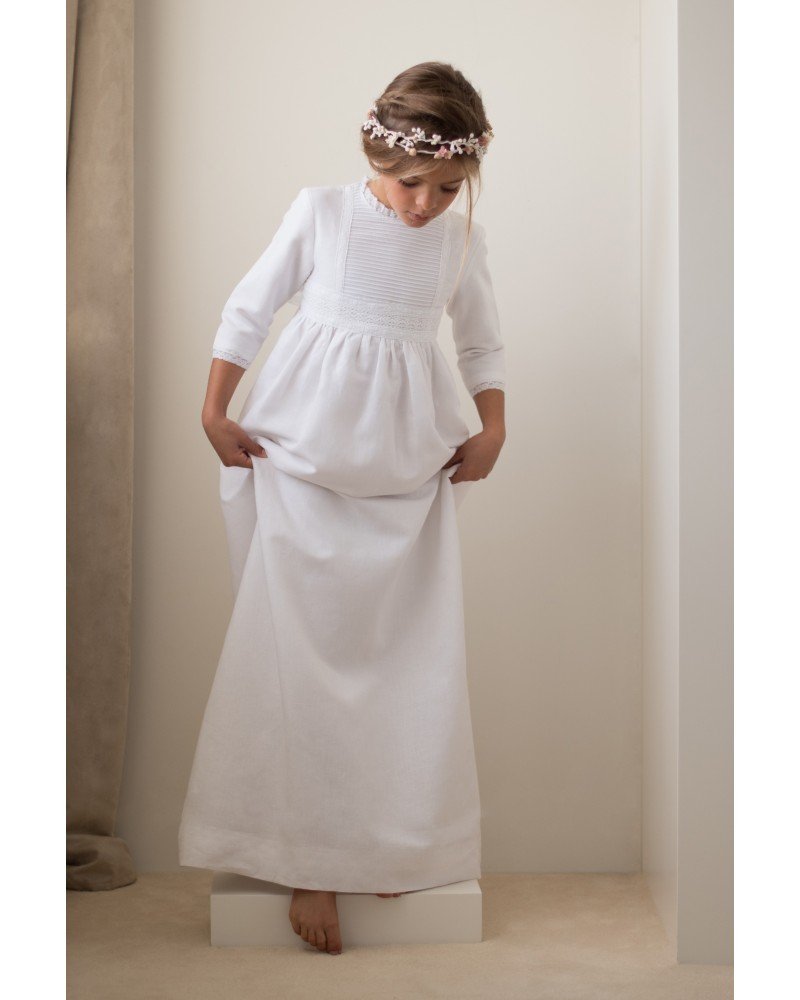 19. Vestido de comunion Candela (lazada encaje NO incluída) 19. Vestido de comunion Candela (lazada encaje NO incluída)