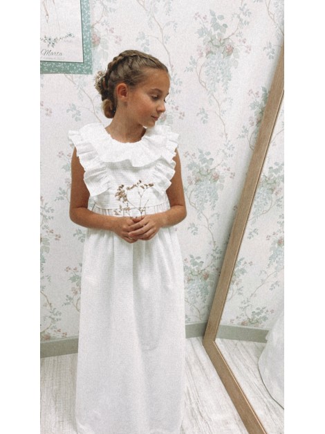 Las mejores ofertas en Vestidos blancos de ensueño para Niñas