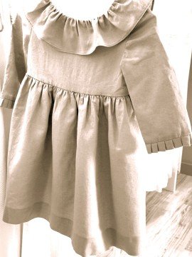 copy of SS20. 32.Vestido escote espalda lino rosa